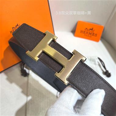 HERMES   2026新款時尚皮帶   3.8CM