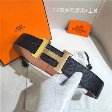 HERMES   2026新款時尚皮帶   3.8CM