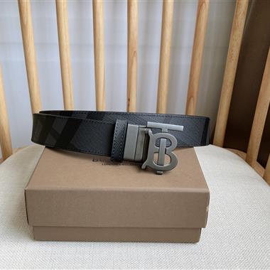 BURBERRY   2026新款時尚皮帶  3.5CM