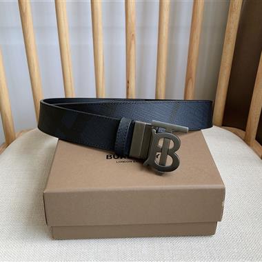 BURBERRY   2026新款時尚皮帶  3.5CM