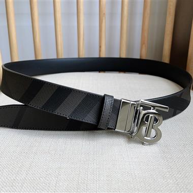 BURBERRY   2026新款時尚皮帶  3.5CM