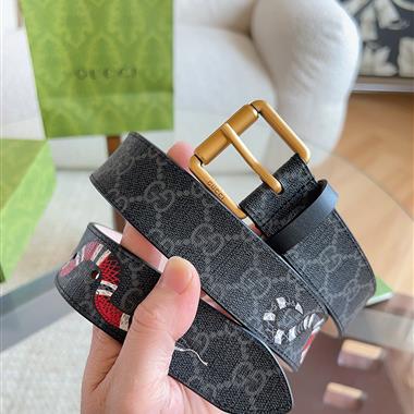 GUCCI   2026新款時尚皮帶  3.5CM