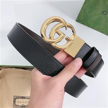 GUCCI   2026新款時尚皮帶  3.8CM