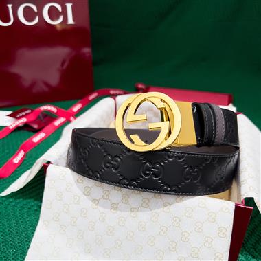GUCCI   2026新款時尚皮帶  3.8CM