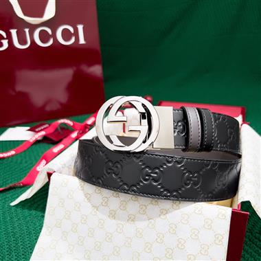 GUCCI   2026新款時尚皮帶  3.8CM
