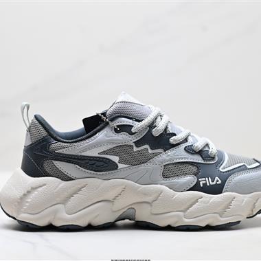 FILA FERN 蕨草 低幫運動鞋新款戶外老爹鞋反光休閒鞋