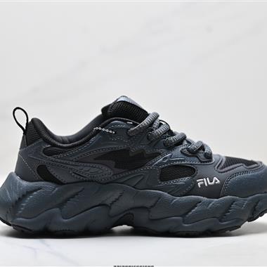 FILA FERN 蕨草 低幫運動鞋新款戶外老爹鞋反光休閒鞋