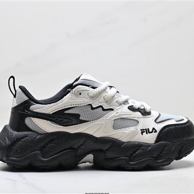FILA FERN 蕨草 低幫運動鞋新款戶外老爹鞋反光休閒鞋