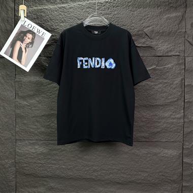 FENDI   2026夏季新款短袖T恤  尺寸偏大