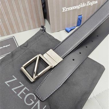 ZEGNA   2026新款時尚皮帶   3.5CM