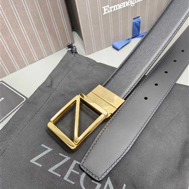 ZEGNA   2026新款時尚皮帶   3.5CM