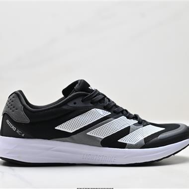 Adidas Adizero RC 4 織物減震耐磨輕便低幫 訓練跑步鞋