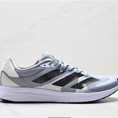 Adidas Adizero RC 4 織物減震耐磨輕便低幫 訓練跑步鞋