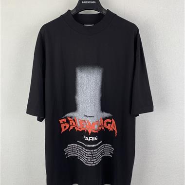 Balenciaga   2026夏季新款短袖T恤   尺寸偏大