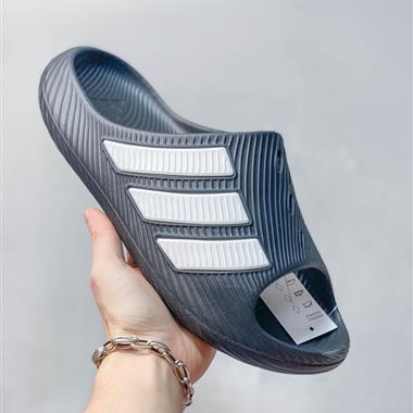 Adidas Purechill 舒適貼合一字拖鞋