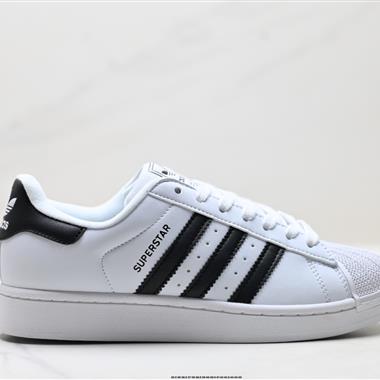 Adidas Originals Superstar貝殼頭系列 三葉草低幫經典百搭休閒運動板鞋