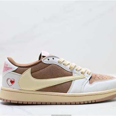 Nike Air Jordan 1 x Travis Scott AJ1倒勾 低幫文化籃球鞋