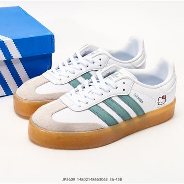 Adidas Originals Sambae 三葉草 百搭低幫休閒運動板鞋
