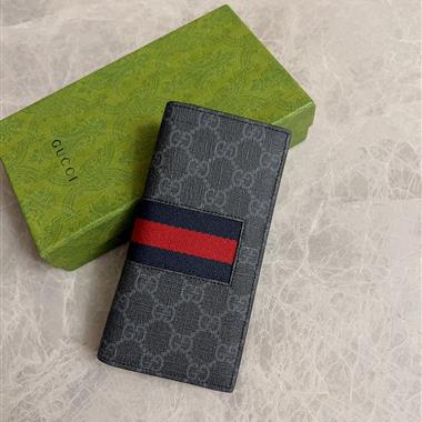 GUCCI   2026新款時尚皮夾錢包 尺寸：19x10x2CM