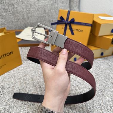 LOUIS VUITTON   2026新款時尚皮帶 3.0CM