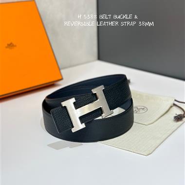 HERMES   2026新款時尚皮帶  3.8CM