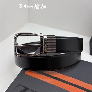 ZEGNA   2026新款時尚皮帶  3.5CM
