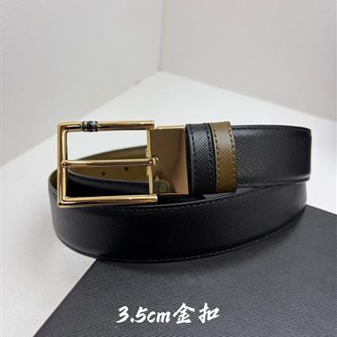 Montblanc   2026新款時尚皮帶  3.5CM