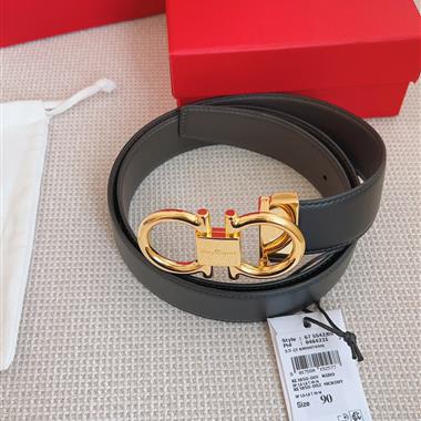Ferragamo   2026新款時尚皮帶  3.4CM