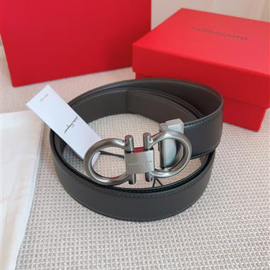 Ferragamo   2026新款時尚皮帶  3.4CM