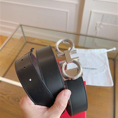 Ferragamo   2026新款時尚皮帶  3.4CM