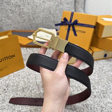 LOUIS VUITTON   2026新款時尚皮帶  3.0CM
