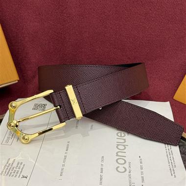 LOUIS VUITTON   2026新款時尚皮帶  3.5CM