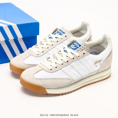 Adidas SL 72 RS 三葉草復古休閒跑步鞋休閒運動鞋