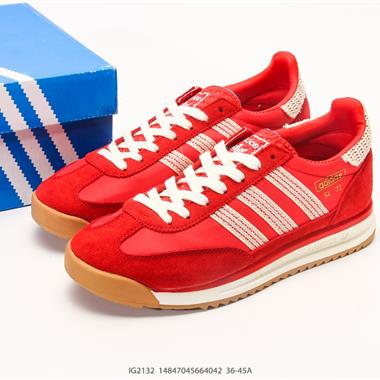 Adidas SL 72 RS 三葉草復古休閒跑步鞋休閒運動鞋