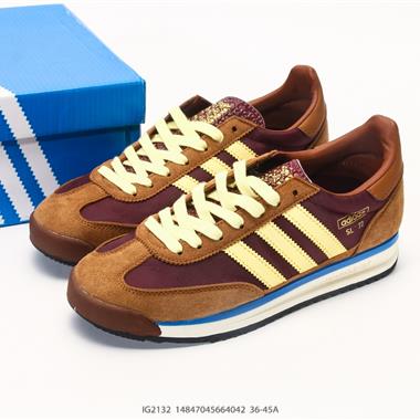 Adidas SL 72 RS 三葉草復古休閒跑步鞋休閒運動鞋