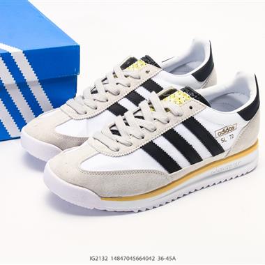 Adidas SL 72 RS 三葉草復古休閒跑步鞋休閒運動鞋