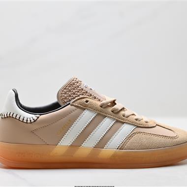 Adidas Originals Gazelle Indoor 三葉草休閒防滑耐磨低幫板鞋