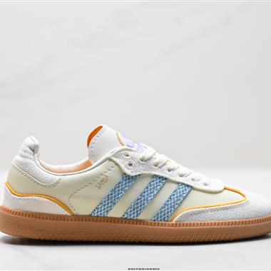 Adidas Originals Samba OG 桑巴舞系列三葉草百搭低幫休閒運動板鞋
