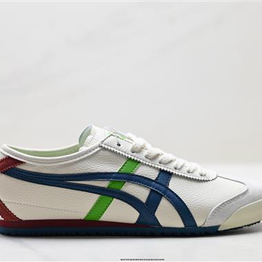 Onitsuka Tiger鬼塚虎 MEXICO 66 皮革 舒適運動 防滑耐磨 低幫休閒鞋