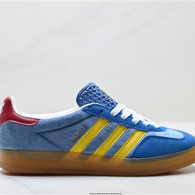 Adidas Originals Gazelle Indoor 三葉草休閒防滑耐磨低幫板鞋