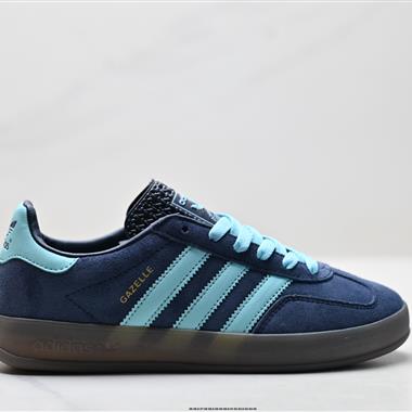 Adidas Originals Gazelle Indoor 三葉草休閒防滑耐磨低幫板鞋