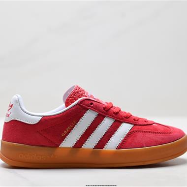 Adidas Originals Gazelle Indoor 三葉草休閒防滑耐磨低幫板鞋