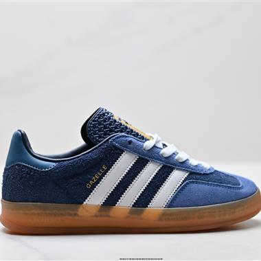 Adidas Originals Gazelle Indoor 三葉草休閒防滑耐磨低幫板鞋