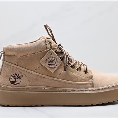Timberland 休閒簡約百搭 厚底增高 工裝短靴 短筒