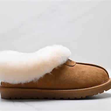 UGG DAKOTA 舒適柔軟時尚 耐磨增高保暖 一腳蹬保暖雪地靴