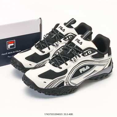 FILA 斐樂 PEBBLE 復古系列 時尚潮流 舒適透氣 芭蕾鞋
