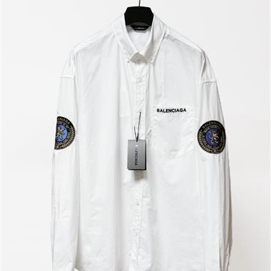 Balenciaga   2026秋冬新款長袖襯衫  尺寸偏大