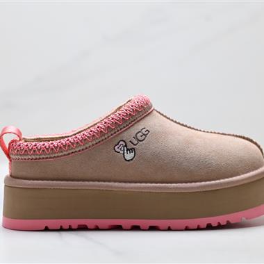 UGG TAZZ 舒適柔軟時尚 民族風一腳蹬保暖雪地靴