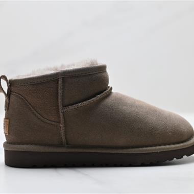 UGG CLASSIC MINI PLATFORM 麂皮 中筒保暖雪地靴