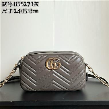 GUCCI   2026新款女生時尚包包   尺寸：24*15*8CM